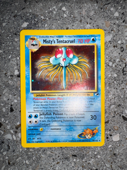 Pokemon TCG Cards Misty's Tentacruel 10/132 Gym Heroes Holo Rare EXC-NM - Image 4