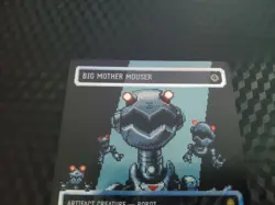 Big Mother Mouser Borderless Surge Foil TMNT MTG Magic Card TMC 0097 - Image 3