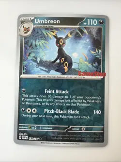 Pokemon TCG Umbreon 130/197 GameStop Exclusive NM/M - Image 1