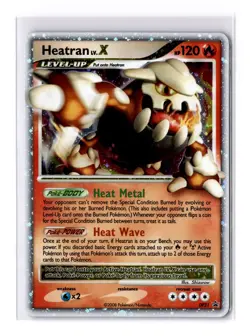 Heatran LV.X - DP31 Diamond and Pearl Black Star Promo - LP - POKEMON TCG - Image 1