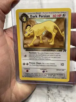 Dark Persian 42/82 WOTC Vintage Pokemon | Team Rocket Pokemon TCG NM Nintendo - Image 1