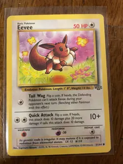 Pokemon Eevee TCG Jungle Card 51/64 - Image 1