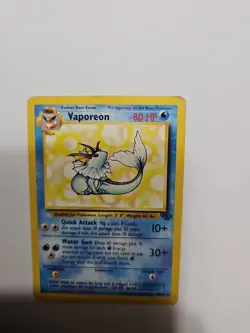 *Vaporeon!* Pokemon 28/64 Jungle Regular Rare - Image 2