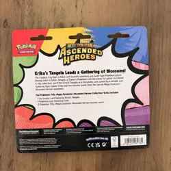 Pokemon TCG - Ascended Heroes 2 Pack Collection Blister Erika’s Tangela SEALED ✅ - Image 2