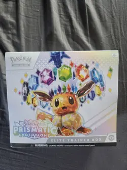 Pokemon TCG Prismatic Evolutions Elite Trainer Box Scarlet & Violet New Sealed - Image 1