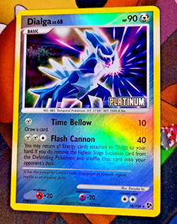 Pokemon TCG Dialga LV.68 16/106 Platinum Great Encounters Reverse Holo Rare LP - Image 1