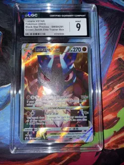 CGC Mint 9: Lucario VSTAR (SWSH291) Pokemon Crown Zenith Black Star Promo (EN) - Image 5