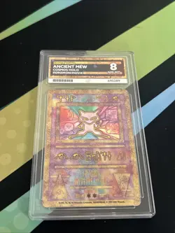 Pokemon TCG Ancient Mew Cosmos Holo 2000 Promo Pokemon Movie Graded NM-MT ACE 8 - Image 1