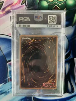 2003 Yugioh Lava Golem PGD-107 Secret Rare 1st Edition PSA 8 NM-MT - Image 3