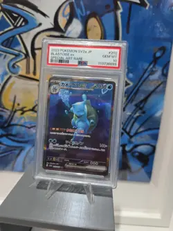 2023 Pokemon Sv2a JP Blastoise Psa 10 Squirtle Psa 10 Wartortle Psa 9 Set 151 - Image 2