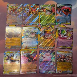 Pokemon TCG Bulk Double Rare EX Bundle 12 Cards - Image 1