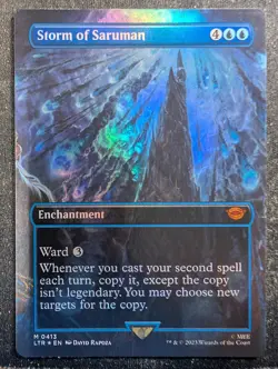 Storm of Saruman - Foil Borderless - LOTR Tales of Middle Earth (MTG) - Image 1