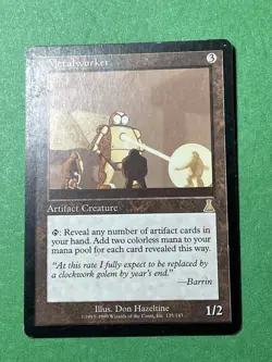 **Metalworker** ~Urza's Destiny~ MTG: Magic the Gathering, Moderate Play (MP) - Image 2