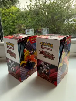 x2 pokemon destined rivals half booster boxes plus 11 packs. 47 packs total - Image 1
