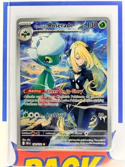 Cynthia's Roserade Illustration Rare IR Destined Rivals 184/182 Pokemon TCG - Image 1