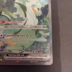 Pokemon TCG Serperior EX 156/086 Black Bolt Ultra Rare Excellent Condition - Image 3