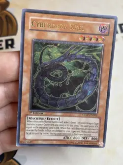 Cyberdark Keel CDIP-EN003 Ultimate Rare 1st Edition YuGiOh! LP EURO - Image 2