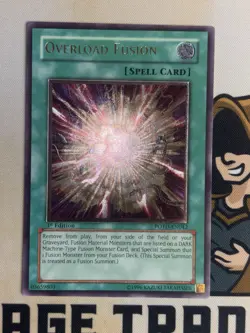 Overload Fusion POTD-EN042 Ultimate Rare 1st Edition YuGiOh! NM EURO Print - Image 3
