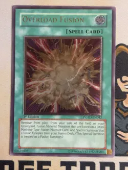 Overload Fusion POTD-EN042 Ultimate Rare 1st Edition YuGiOh! NM EURO Print - Image 4