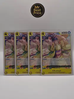 One Piece TCG 4x Kikunojo OP06-104 R (Non-Foil) - Near Mint - Image 1