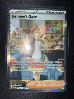 Pokemon TCG Jasmine's Gaze Special Illustration Rare Surging Sparks 245/191 - Image 1
