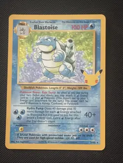 Blastoise Celebrations 2/102 25th Anniversary Pokemon TCG - Image 1