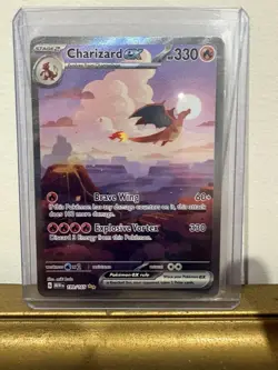Pokemon TCG Charizard ex Scarlet & Violet-151 199/165 Holo Special Illustration - Image 1