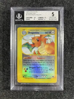 Pokemon TCG - Dragonite 9/165 - Expedition - Reverse Holo - Beckett 5 - Image 1