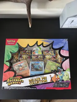 Pokemon TCG Ascended Heroes Deluxe Pin Collection Box Brand New Sealed UK Seller - Image 1