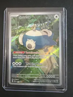 Snorlax SVP 051 Pokemon 151 ETB Promo Black Star Promo Pokemon Card Holo NM - Image 1