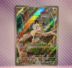 Pokemon Meowth 106/094 Phantasmal Flames IR MINT Card - Image 1