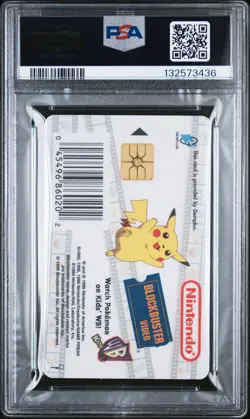 CHARMANDER BLOCKBUSTER VIDEO GEMPLUS NINTENDO SNAP SMART CARDS POKEMON PSA 9 - Image 2