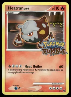 Pokemon Cards Heatran 4/16 Pokemon Rumble LP *2 - Image 1