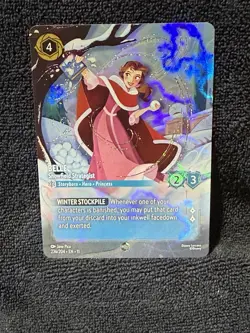 Disney Lorcana Belle - Snowfield Strategist Foil The First Chapter Card 236/204 - Image 1