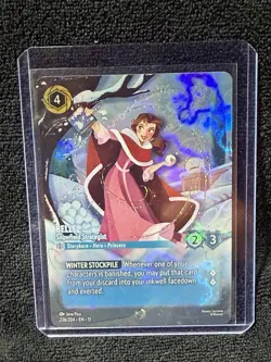Disney Lorcana Belle - Snowfield Strategist Foil The First Chapter Card 236/204 - Image 3