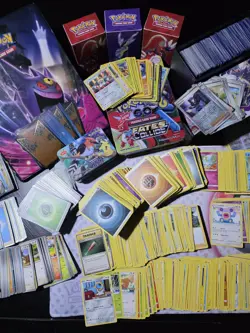Pokemon Huge Bulk Lot 2000+ Cards Trading Mat Album Sleeves Boxes Storage 5.6kg - Image 4