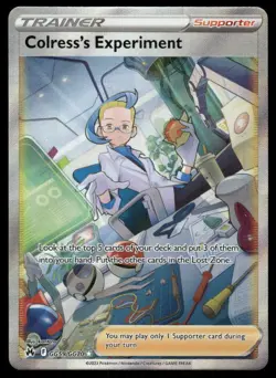 Cards Colress's Experiment GG59/GG70 Crown Zenith Galarian Gallery Ultra Rare NM - Image 1