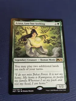 Azusa, Lost But Seeking 173/274 M21 Magic The Gathering Nrmt - Image 2