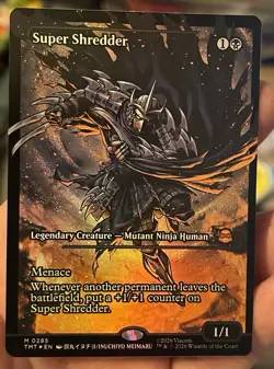 Super Shredder (Showcase) Teenage Mutant Ninja Turtles Foil MTG M0285 Foil - Image 2