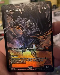 Super Shredder (Showcase) Teenage Mutant Ninja Turtles Foil MTG M0285 Foil - Image 4