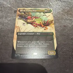 MTG Blech, Loafing Pest 298 - Borderless - Secrets of Strixhaven SOS NM - Image 1