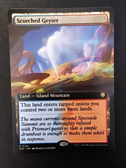Scorched Geyser - SOC NM Magic: The Gathering non-foil - Image 1