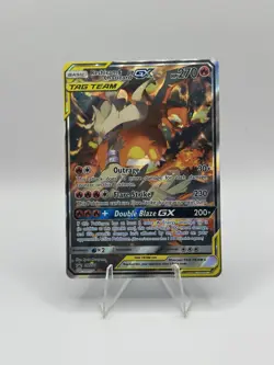 Pokemon Reshiram & Charizard GX SM Promo Holo 270 HP Basic SM201 2019 English - Image 1