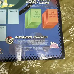 Pokemon Vintage 1999 Deck Construction Mat 2 Sided with Fossil set checklist - Image 3