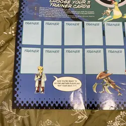 Pokemon Vintage 1999 Deck Construction Mat 2 Sided with Fossil set checklist - Image 4