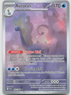 Aurorus 092/088 Holo Illustration Rare Perfect Order Pokemon Near Mint - Image 1