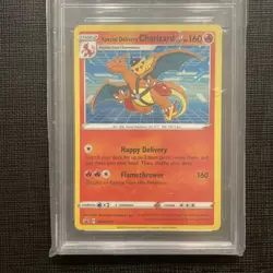 Pokemon Special Delivery Charizard Holo SWSH 075 Pokemon Center UK Promo BCG 10 - Image 2