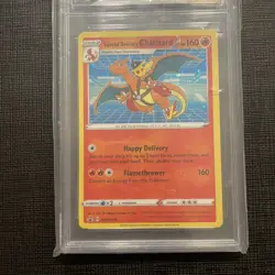 Pokemon Special Delivery Charizard Holo SWSH 075 Pokemon Center UK Promo BCG 10 - Image 3