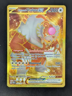 Blutmond-Ursaluna-ex 222/167 Hyper Rare Maskerade im Zwielicht Pokemon DE NM - Image 1