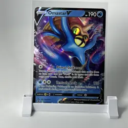 Pokemon TCG - Omastar V 035/195 Swsh12: Sword & Shield - Silver Tempest Holo NM - Image 1